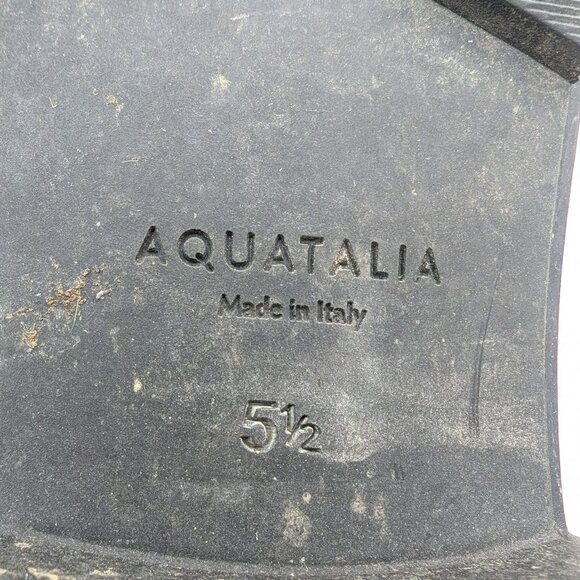Aquatalia Men’s Size 5.5 Brown Leather Chelsea Boots | Waterproof Lug Sole Italy main image 12